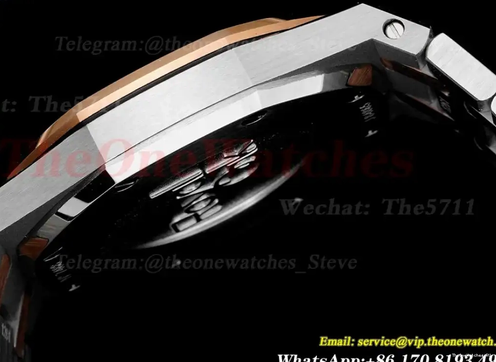 JJF Royal Swiss SS Brown Qtz Dial 33mm RG Ladies Oak 0517
